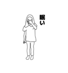 リアル女 りあ子2（個別スタンプ：3）