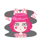 Magenta head girl（個別スタンプ：5）