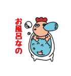 ニワトリの妖精スタンプ（個別スタンプ：12）