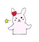 ローズちゃんとハットくん（個別スタンプ：4）