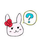ローズちゃんとハットくん（個別スタンプ：5）