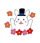 ローズちゃんとハットくん（個別スタンプ：21）