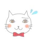 可愛い女の子とにゃんこ時々たいやき（個別スタンプ：3）