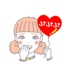 可愛い女の子とにゃんこ時々たいやき（個別スタンプ：14）