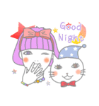 可愛い女の子とにゃんこ時々たいやき（個別スタンプ：15）