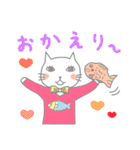 可愛い女の子とにゃんこ時々たいやき（個別スタンプ：39）