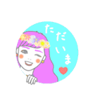 可愛い女の子とにゃんこ時々たいやき（個別スタンプ：40）