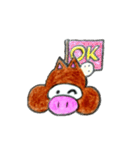 たんこぶタヌキ（個別スタンプ：9）