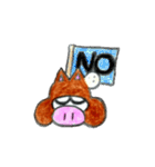 たんこぶタヌキ（個別スタンプ：10）