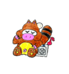 たんこぶタヌキ（個別スタンプ：22）