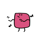 しかくくてまるいいきもの。（個別スタンプ：2）