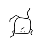 しかくくてまるいいきもの。（個別スタンプ：4）