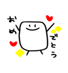 しかくくてまるいいきもの。（個別スタンプ：36）