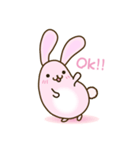 関西弁のまるっこいうさぎさん（個別スタンプ：16）