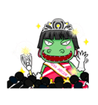 Miss Green(Eng)（個別スタンプ：3）