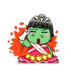 Miss Green(Eng)（個別スタンプ：5）