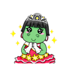 Miss Green(Eng)（個別スタンプ：6）