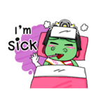 Miss Green(Eng)（個別スタンプ：9）