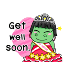 Miss Green(Eng)（個別スタンプ：10）