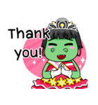 Miss Green(Eng)（個別スタンプ：12）