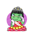 Miss Green(Eng)（個別スタンプ：15）