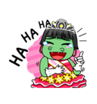 Miss Green(Eng)（個別スタンプ：17）