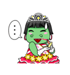 Miss Green(Eng)（個別スタンプ：18）