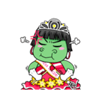 Miss Green(Eng)（個別スタンプ：19）