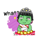 Miss Green(Eng)（個別スタンプ：21）