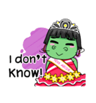 Miss Green(Eng)（個別スタンプ：23）
