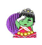 Miss Green(Eng)（個別スタンプ：24）