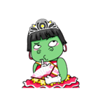 Miss Green(Eng)（個別スタンプ：25）
