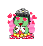 Miss Green(Eng)（個別スタンプ：26）