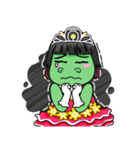 Miss Green(Eng)（個別スタンプ：28）