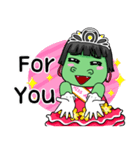 Miss Green(Eng)（個別スタンプ：29）