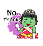 Miss Green(Eng)（個別スタンプ：32）