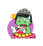 Miss Green(Eng)（個別スタンプ：33）