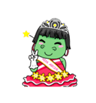 Miss Green(Eng)（個別スタンプ：34）