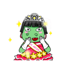 Miss Green(Eng)（個別スタンプ：35）