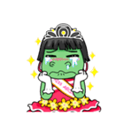 Miss Green(Eng)（個別スタンプ：36）