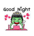 Miss Green(Eng)（個別スタンプ：40）