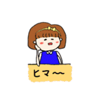 幸せを呼ぶハッピーガール（個別スタンプ：2）