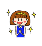 幸せを呼ぶハッピーガール（個別スタンプ：11）