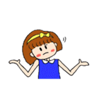 幸せを呼ぶハッピーガール（個別スタンプ：21）