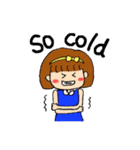 幸せを呼ぶハッピーガール（個別スタンプ：22）