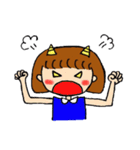 幸せを呼ぶハッピーガール（個別スタンプ：24）