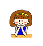 幸せを呼ぶハッピーガール（個別スタンプ：30）