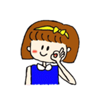 幸せを呼ぶハッピーガール（個別スタンプ：32）