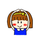 幸せを呼ぶハッピーガール（個別スタンプ：36）