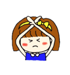幸せを呼ぶハッピーガール（個別スタンプ：37）